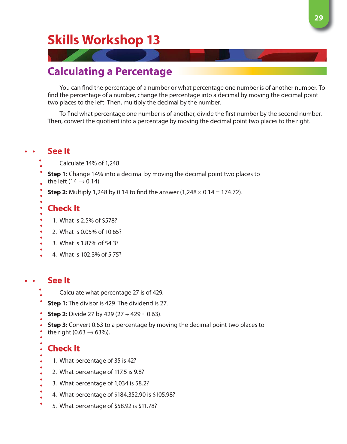 Math for Financial Literacy, 1st Edition page 29