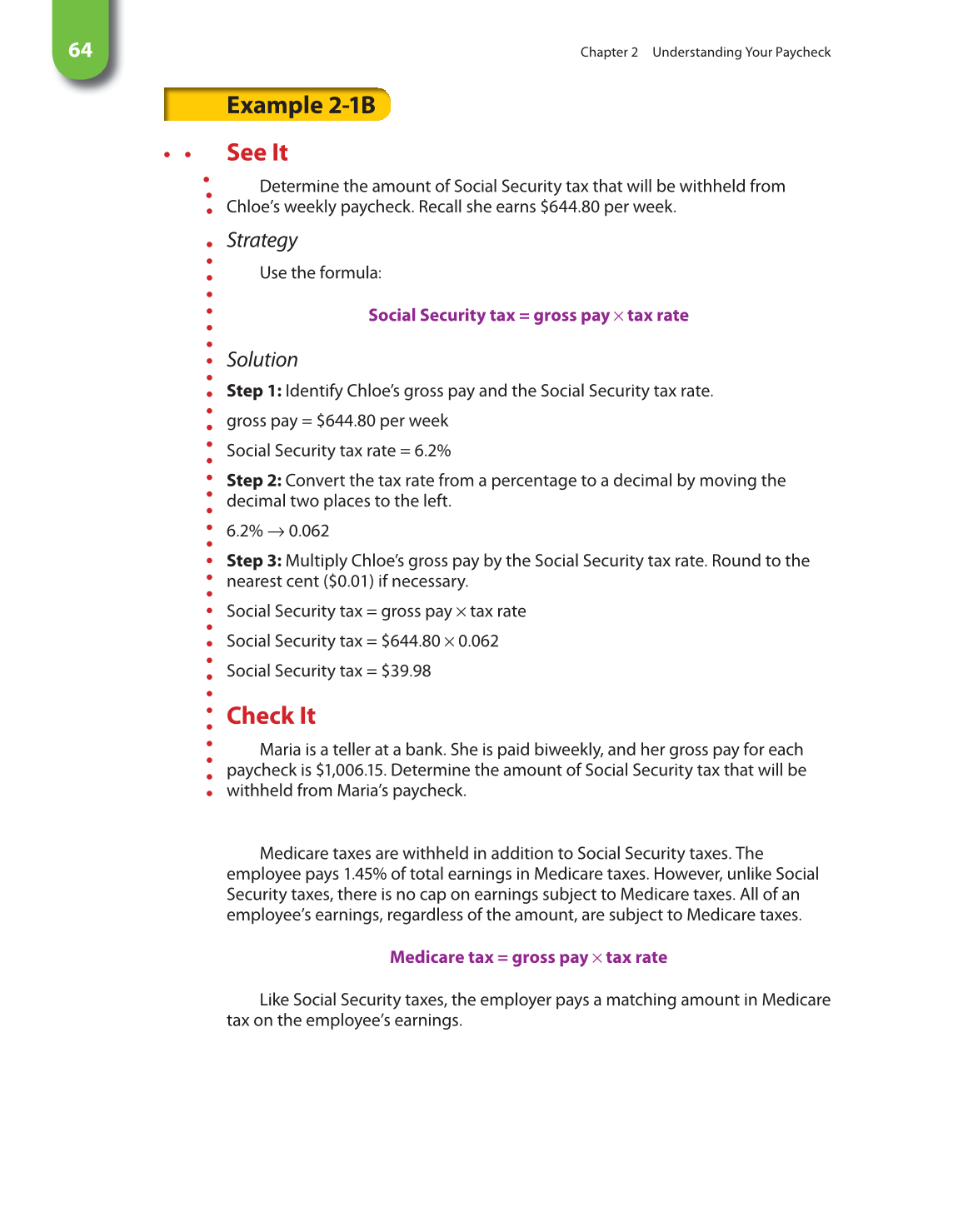 Math for Financial Literacy, 1st Edition page 64