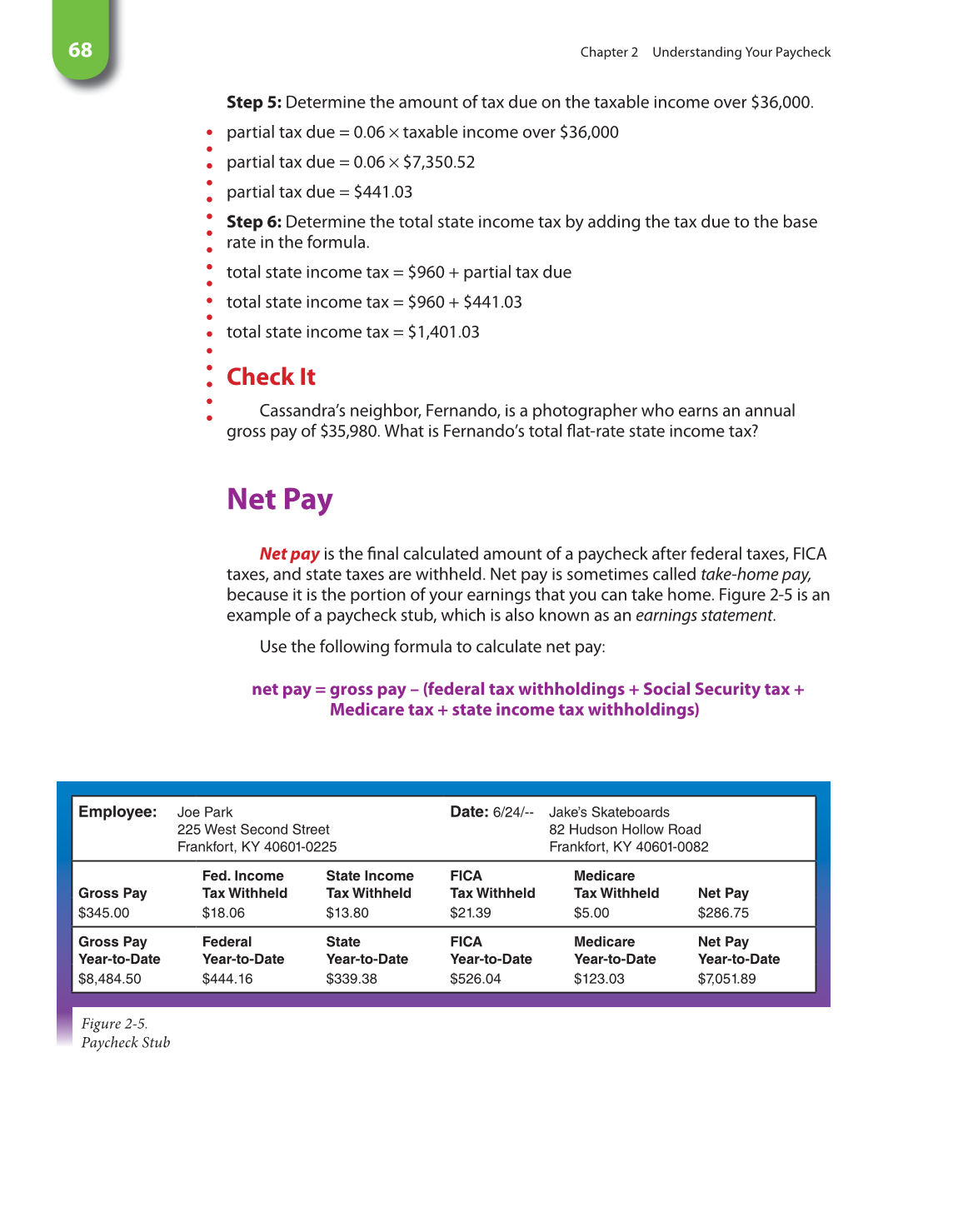 Math for Financial Literacy, 1st Edition page 68