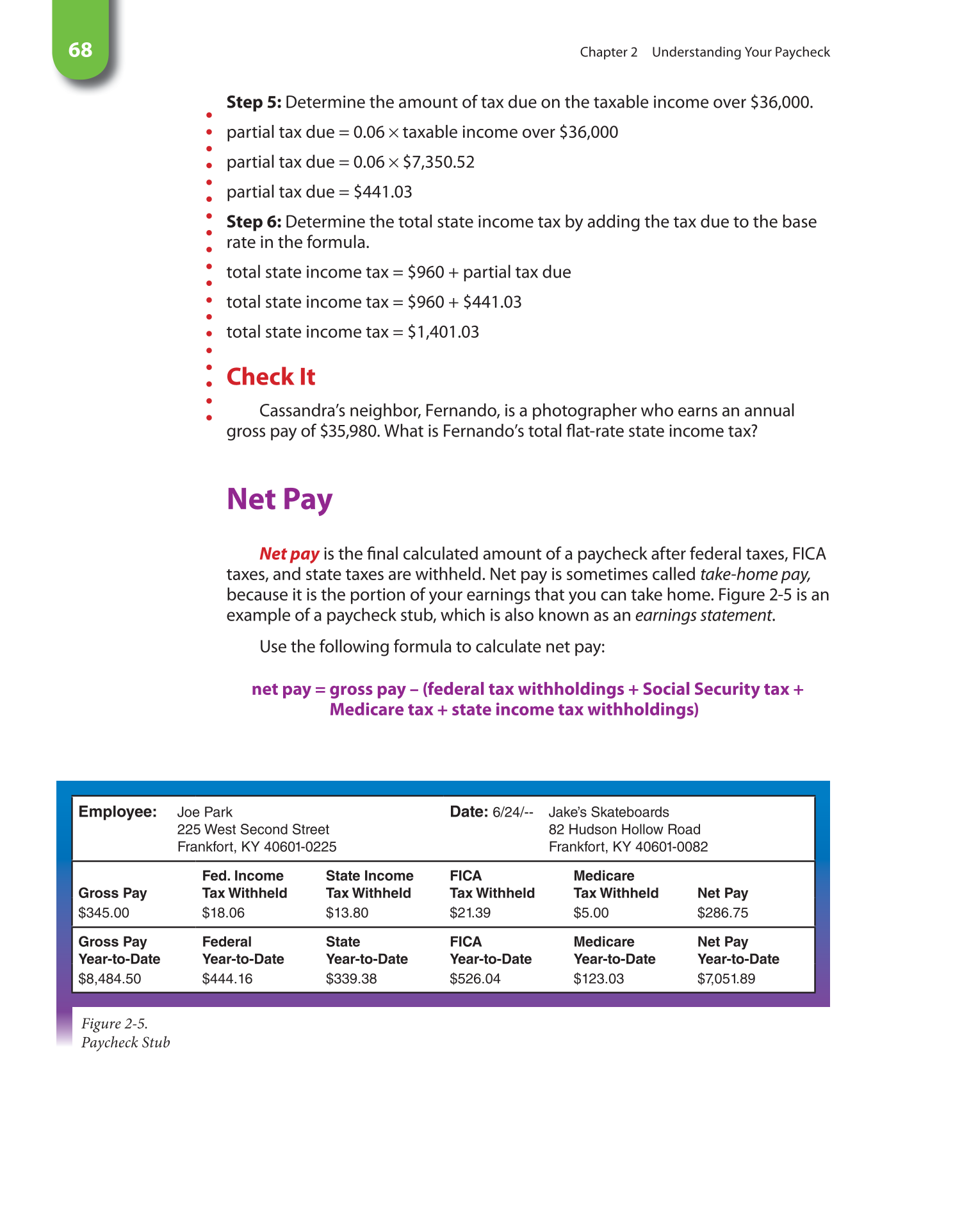 Math for Financial Literacy, 1st Edition page 68