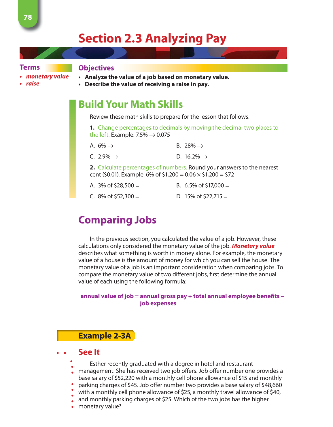 Math for Financial Literacy, 1st Edition page 78