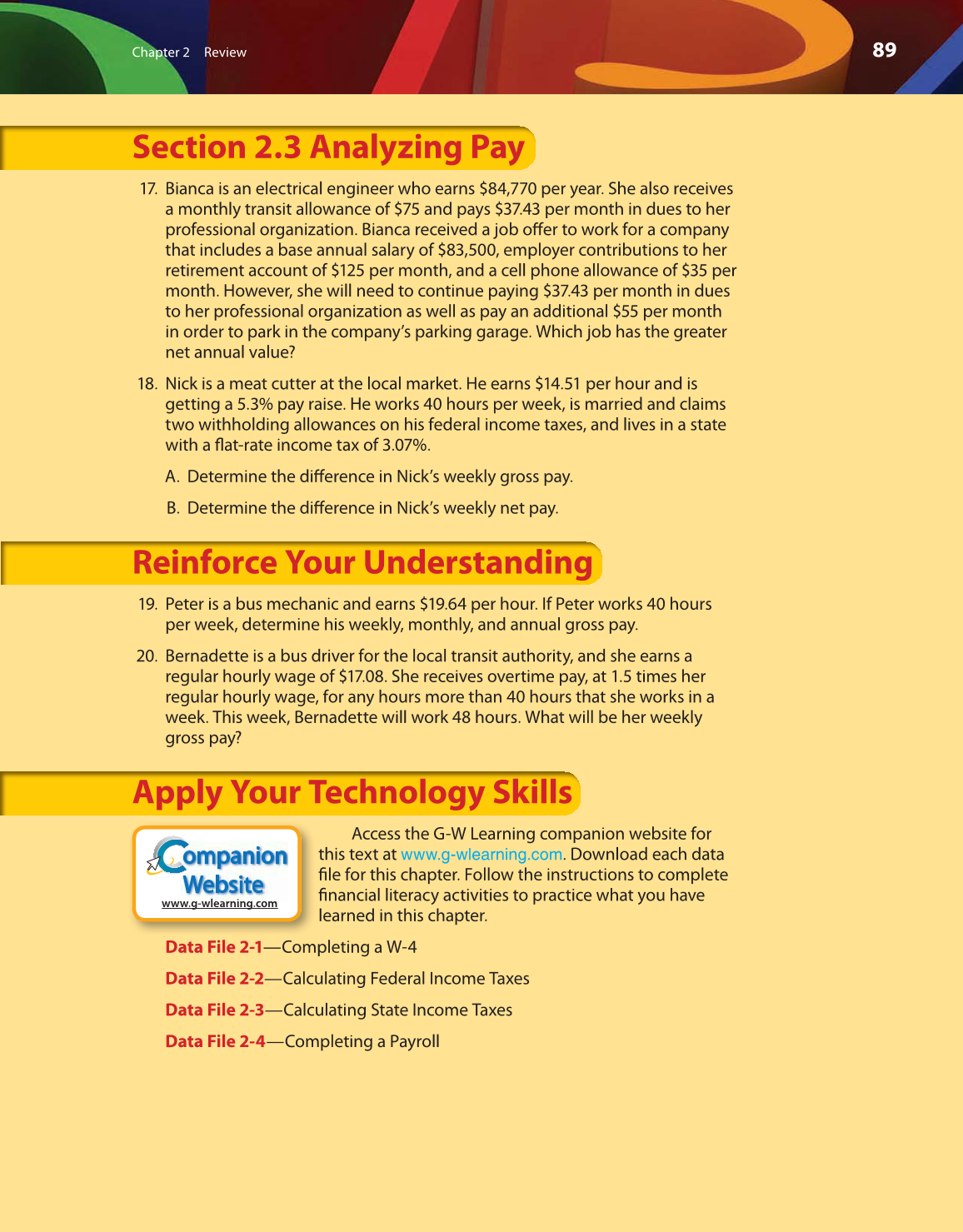 Math for Financial Literacy, 1st Edition page 89