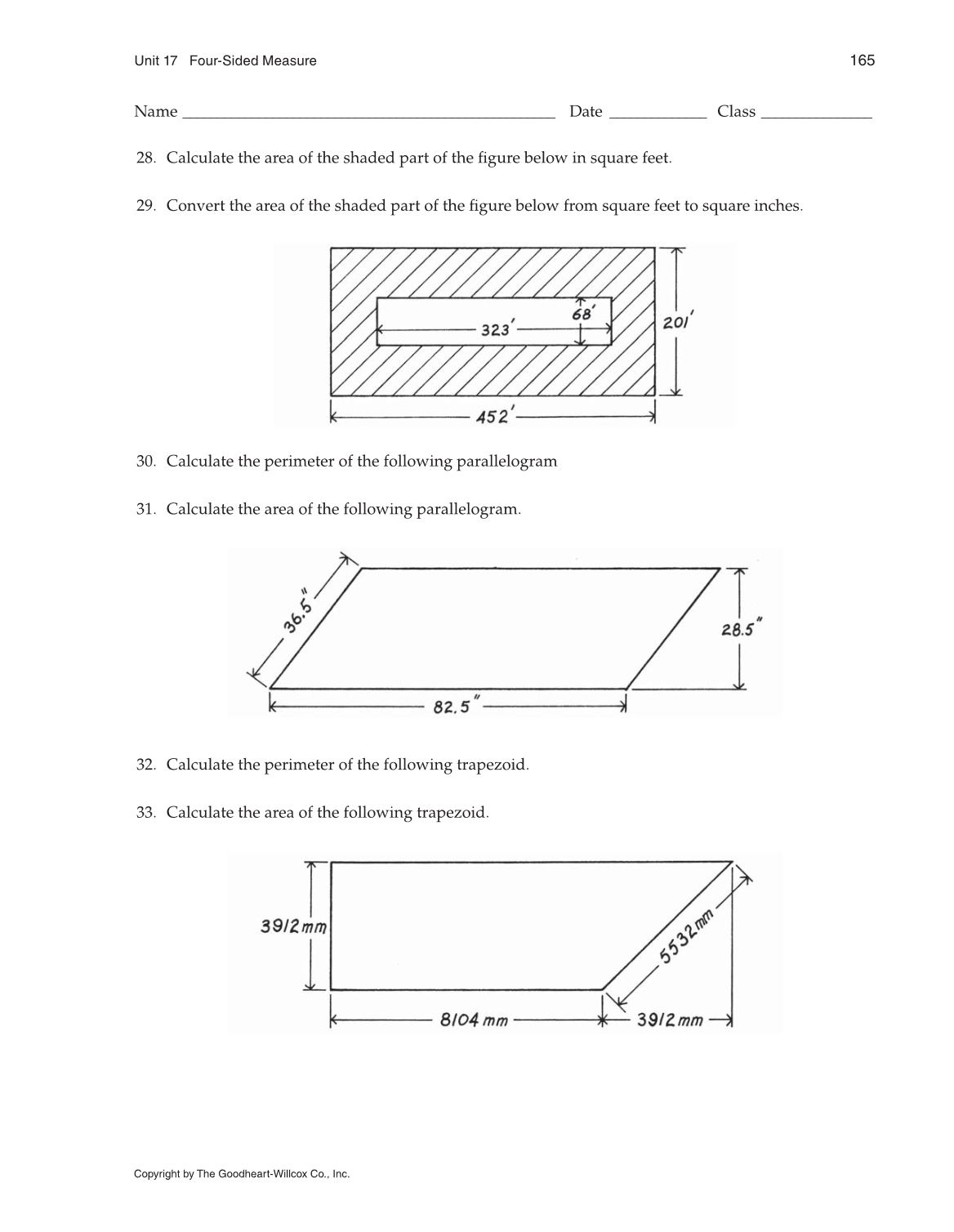 Math for Welders, 5th Edition page 165