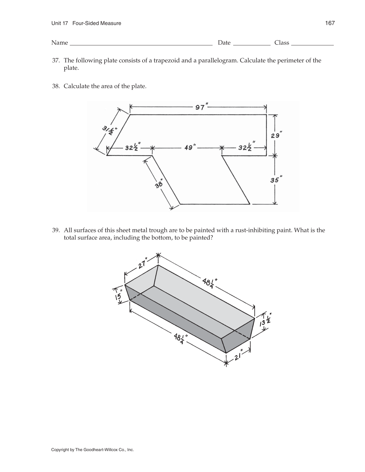 Math for Welders, 5th Edition page 167