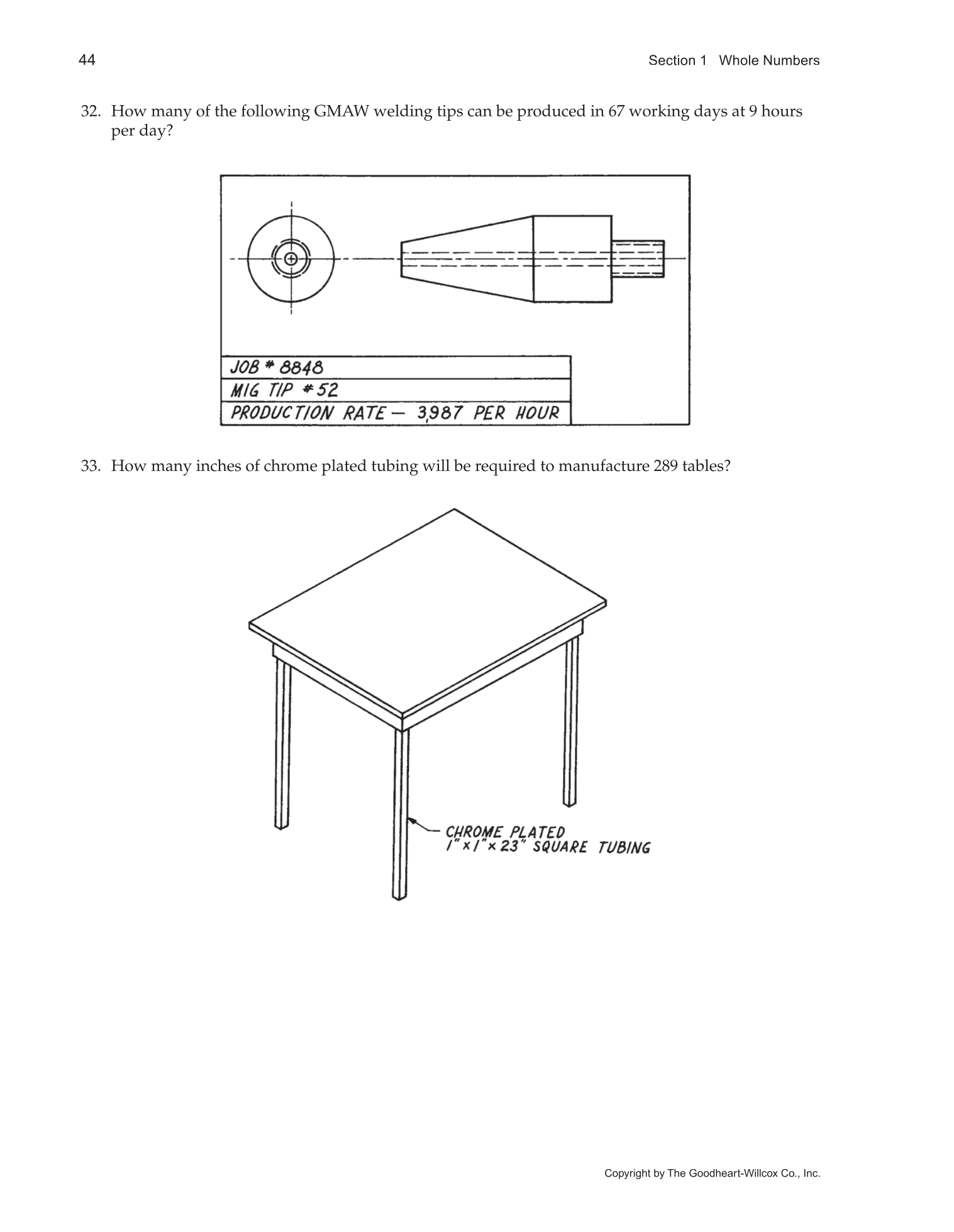 Math for Welders, 5th Edition page 44