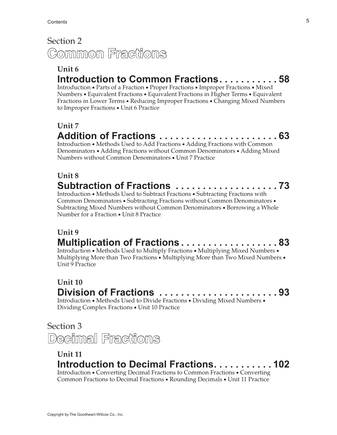 Math for Welders, 5th Edition page 5