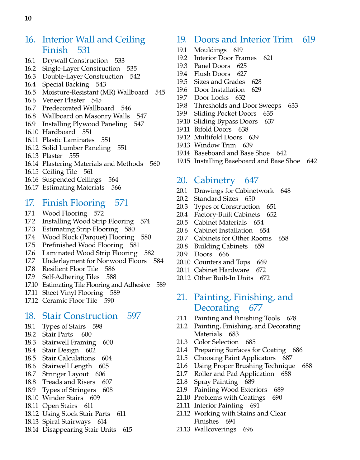 Modern Carpentry, 11th Edition page 10