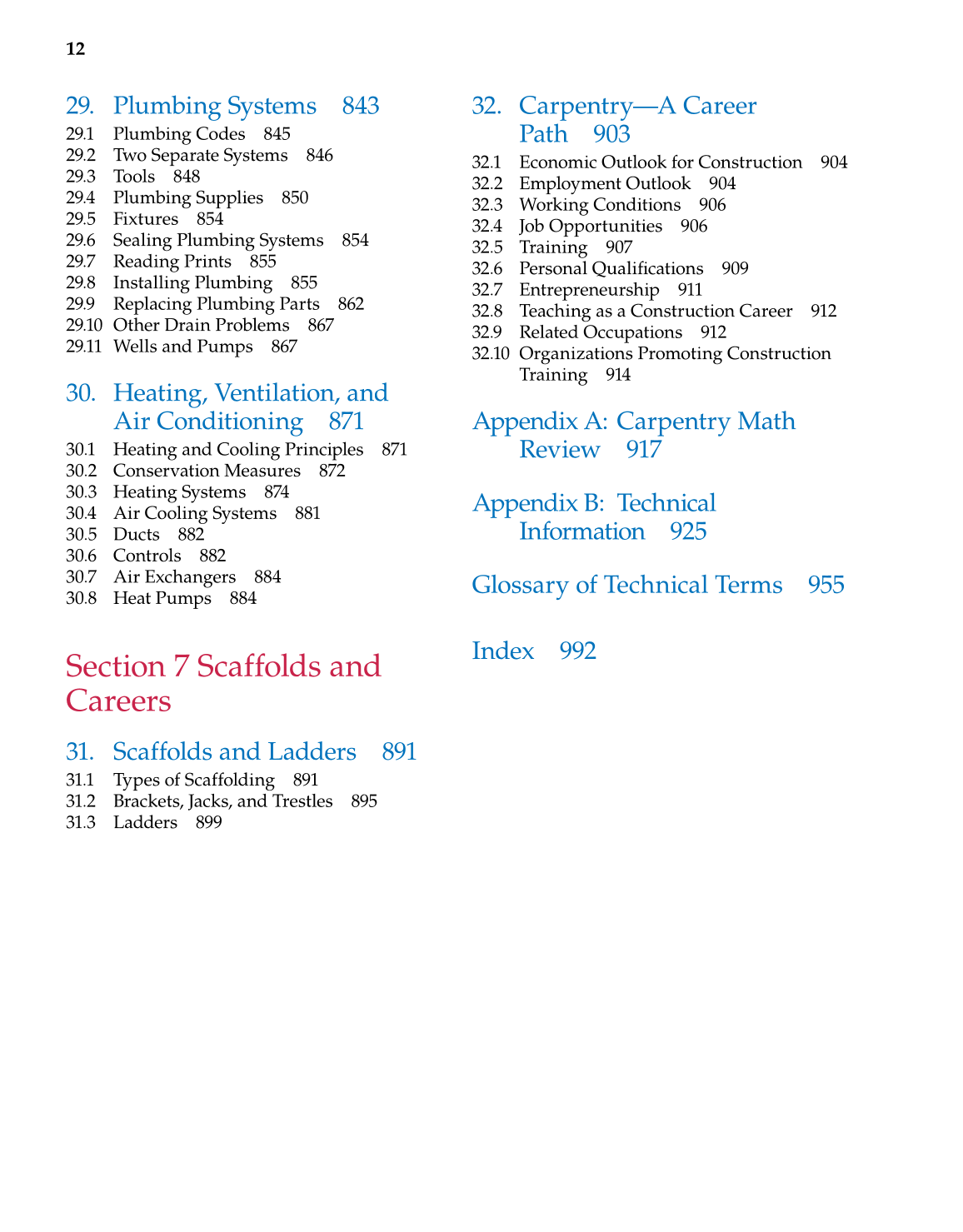 Modern Carpentry, 11th Edition page 12