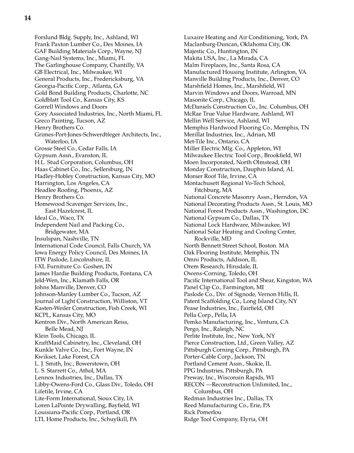 Modern Carpentry, 11th Edition page 14