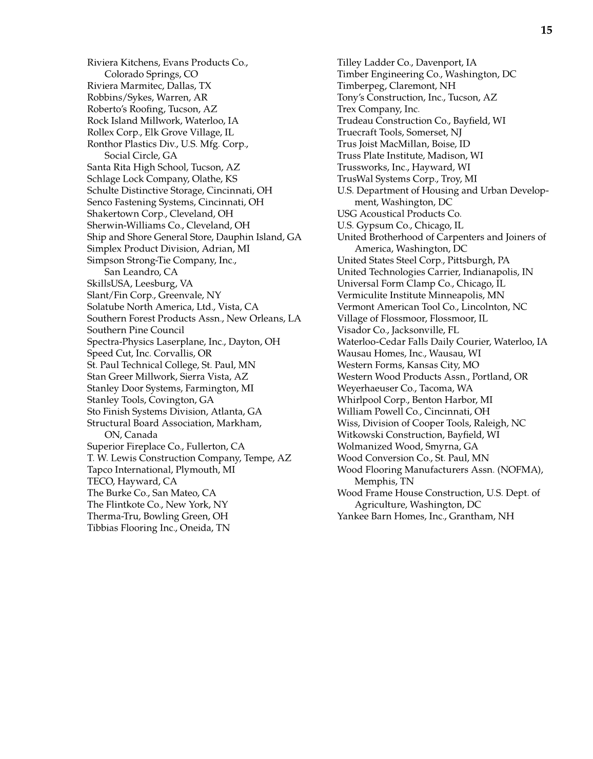 Modern Carpentry, 11th Edition page 15