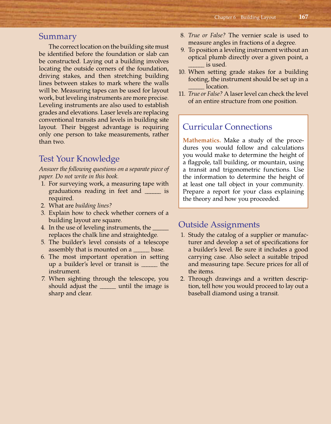 Modern Carpentry, 11th Edition page 167