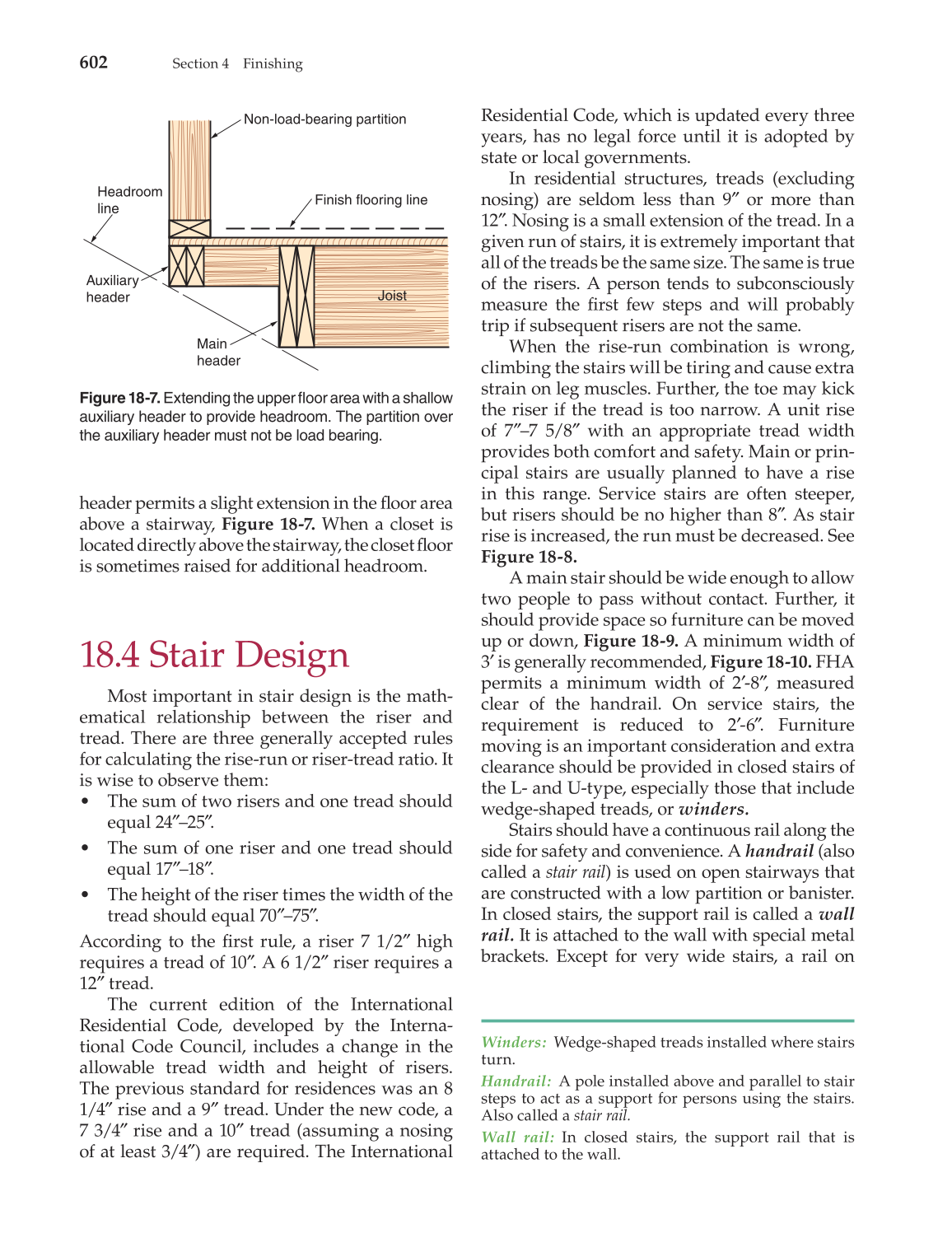 Modern Carpentry, 11th Edition page 602