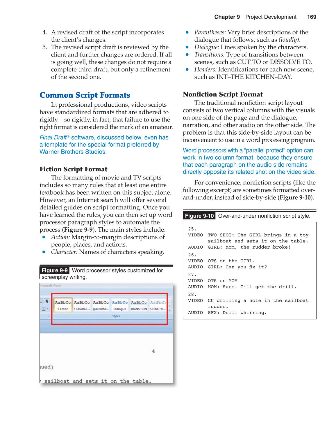 Video: Digital Communication &amp; Production, 3rd Edition page 169