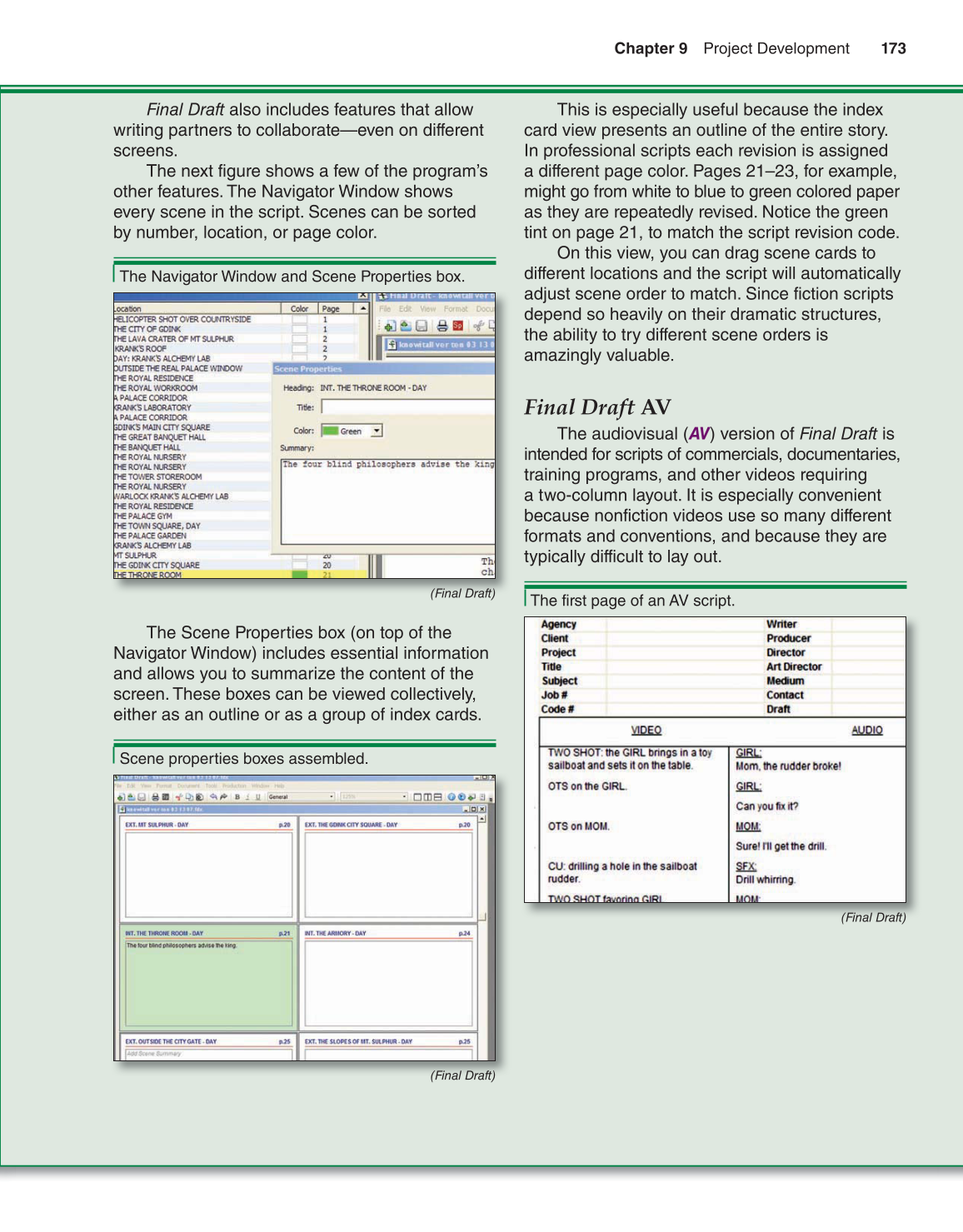 Video: Digital Communication &amp; Production, 3rd Edition page 173
