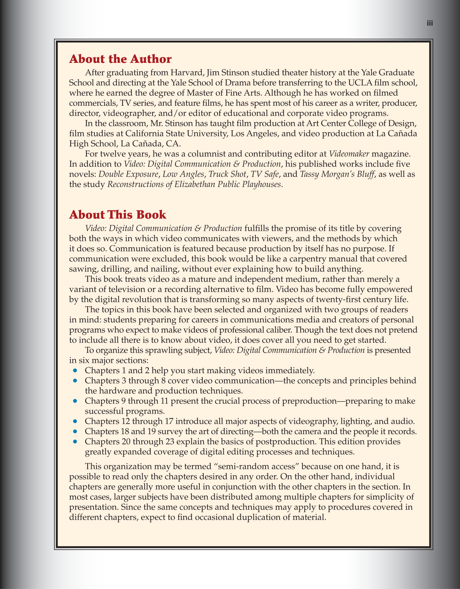Video: Digital Communication &amp; Production, 3rd Edition page iii