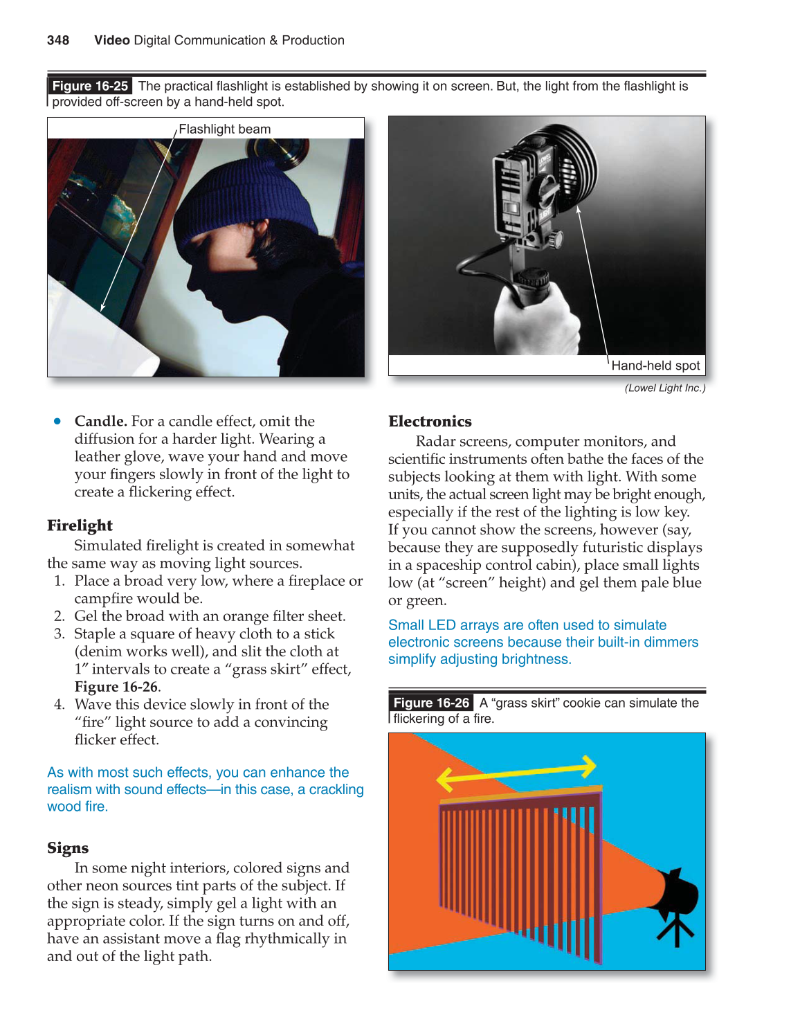 Video: Digital Communication &amp; Production, 3rd Edition page 348