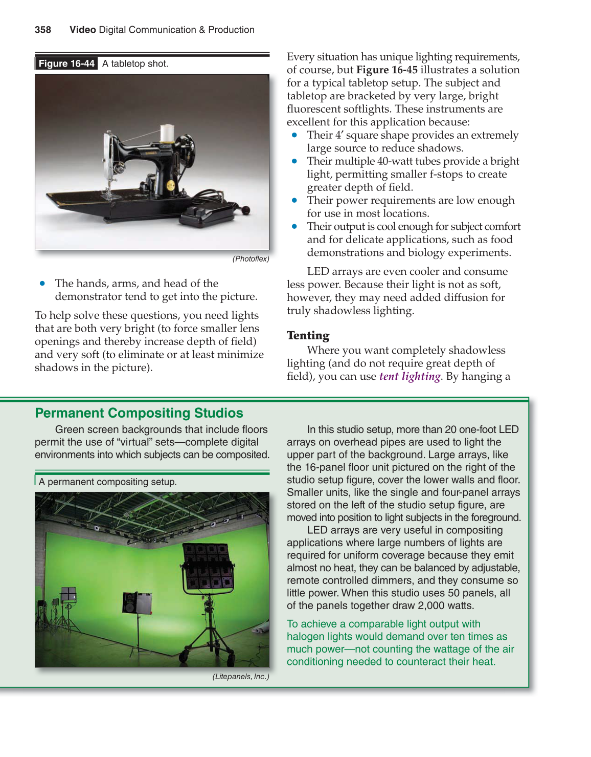 Video: Digital Communication &amp; Production, 3rd Edition page 358