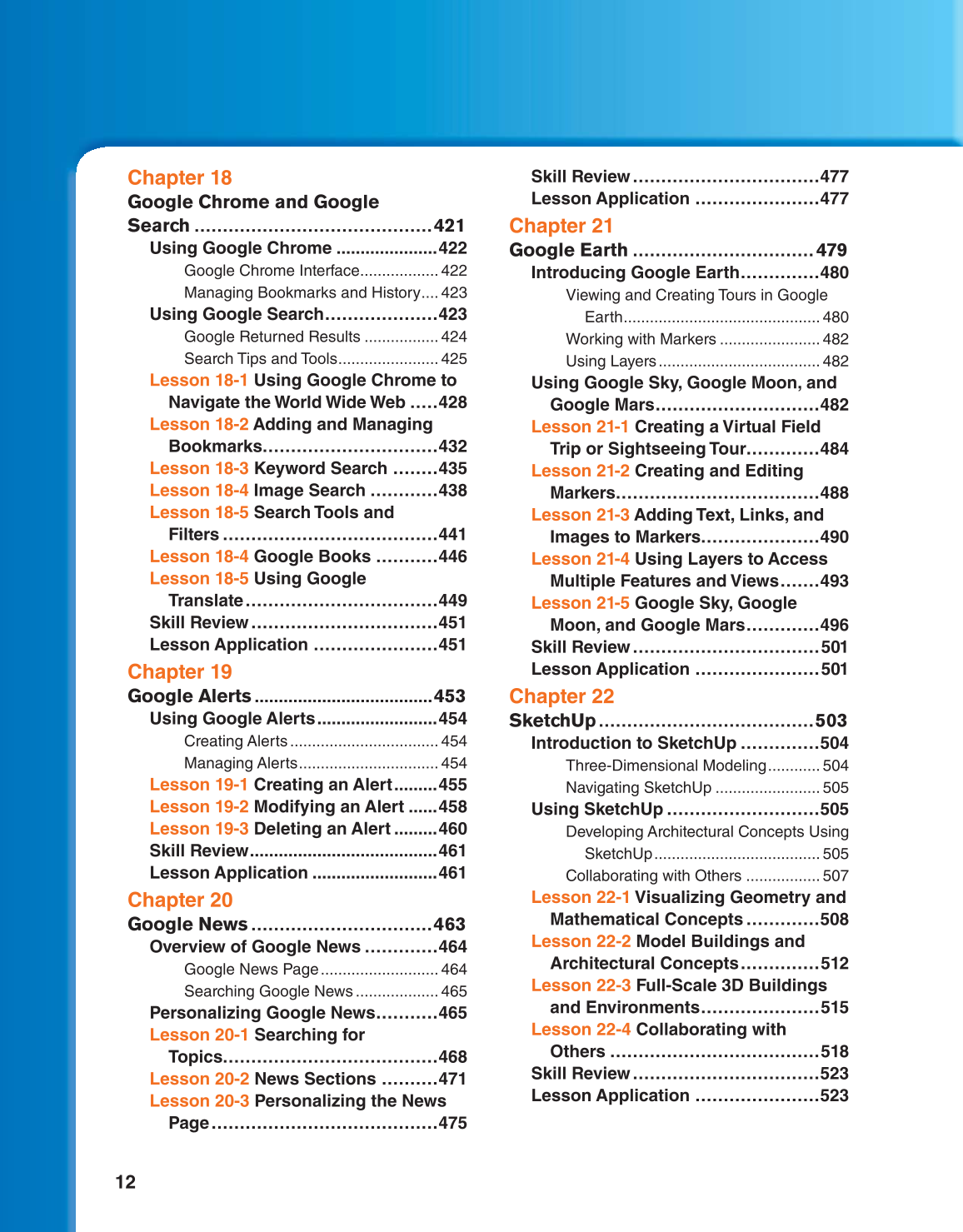 Using Google Apps, 1st Edition page 12