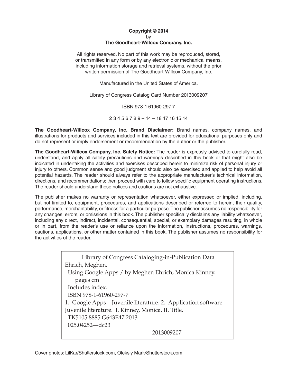 Using Google Apps, 1st Edition page 2