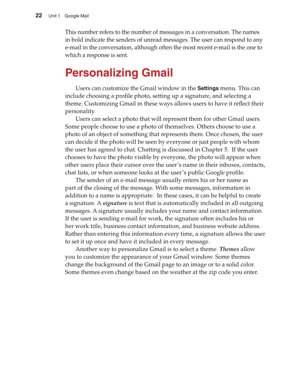 Using Google Apps, 1st Edition page 22