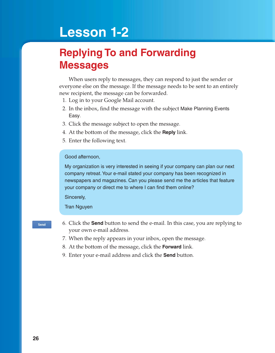 Using Google Apps, 1st Edition page 26
