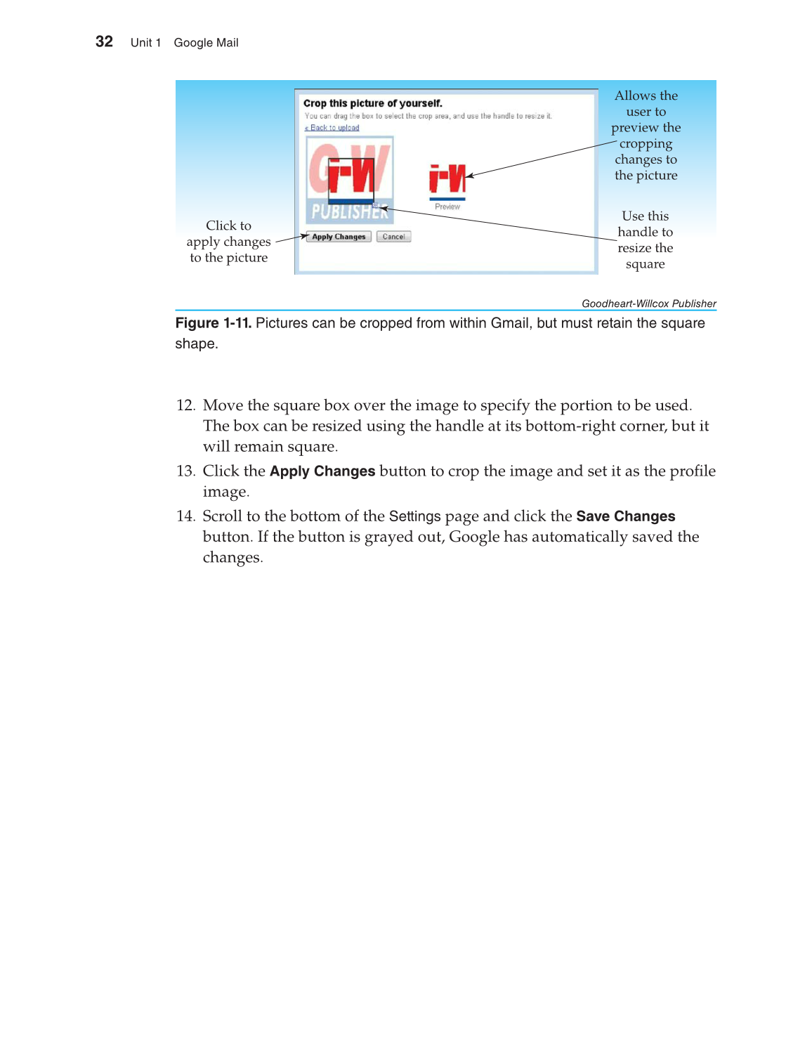 Using Google Apps, 1st Edition page 32