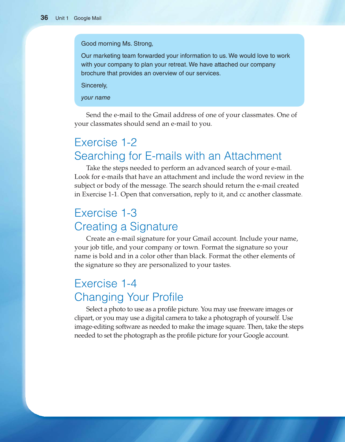 Using Google Apps, 1st Edition page 36