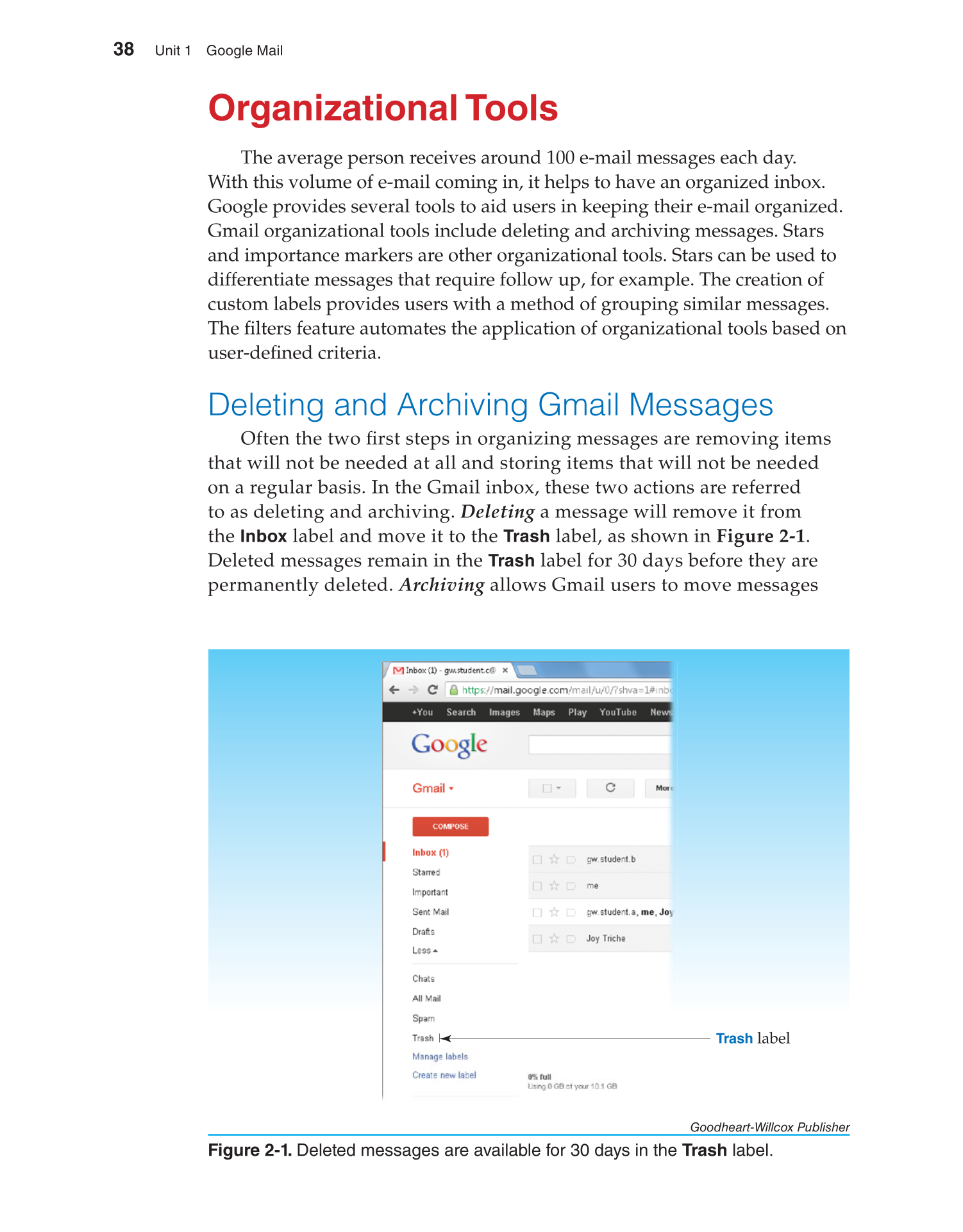 Using Google Apps, 1st Edition page 38