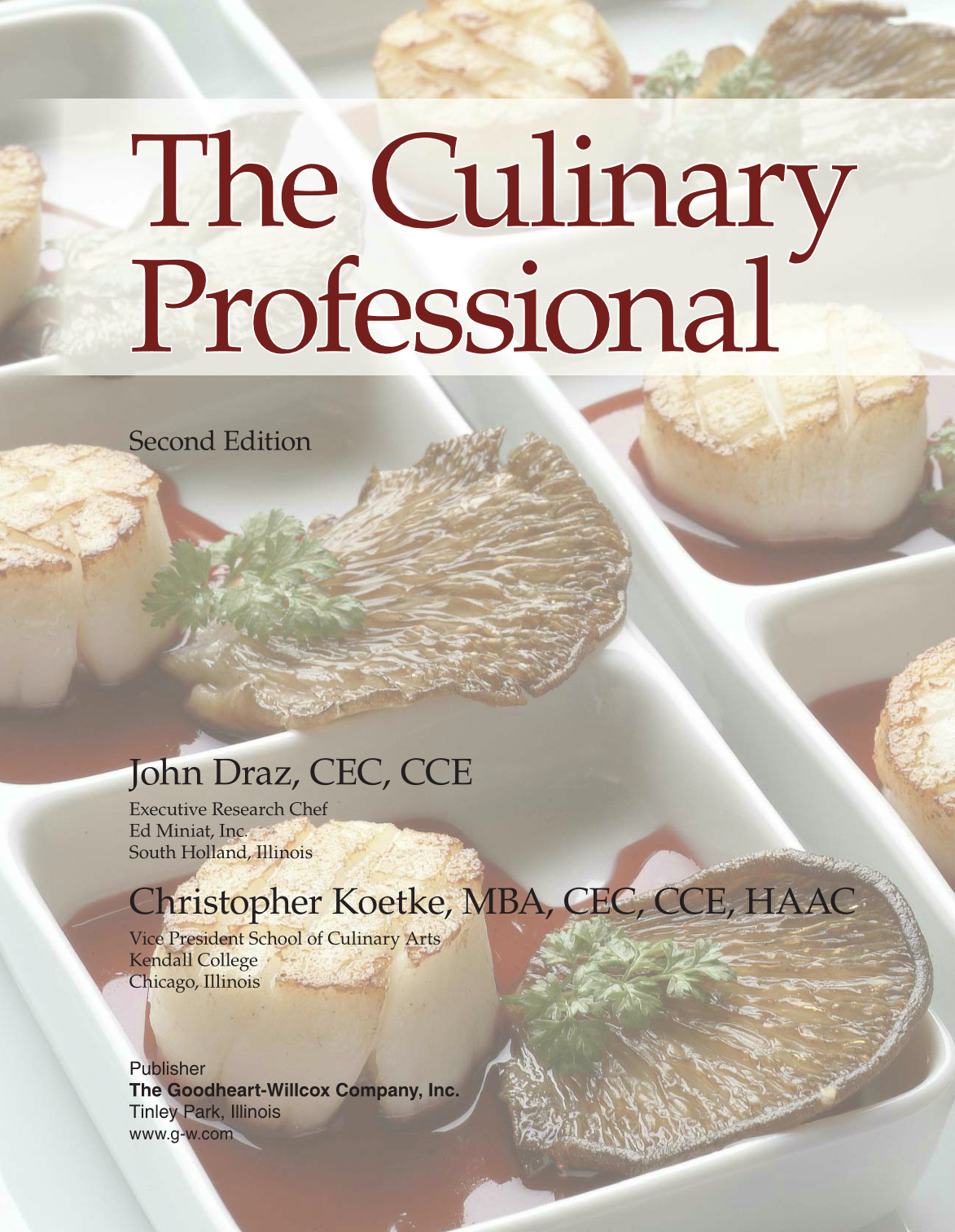 The Culinary Professional, 2nd Edition page I