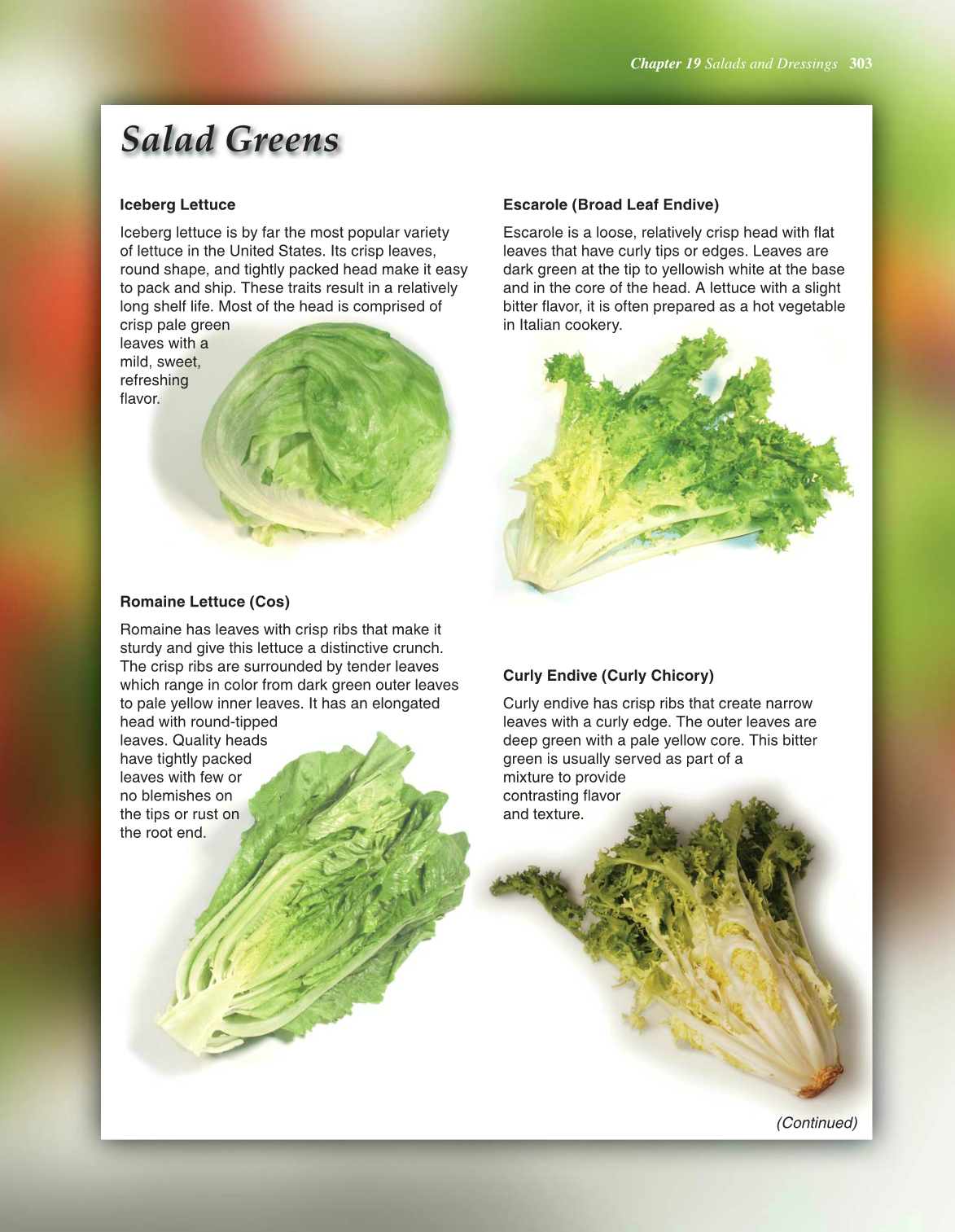The Culinary Professional, 2nd Edition page 303