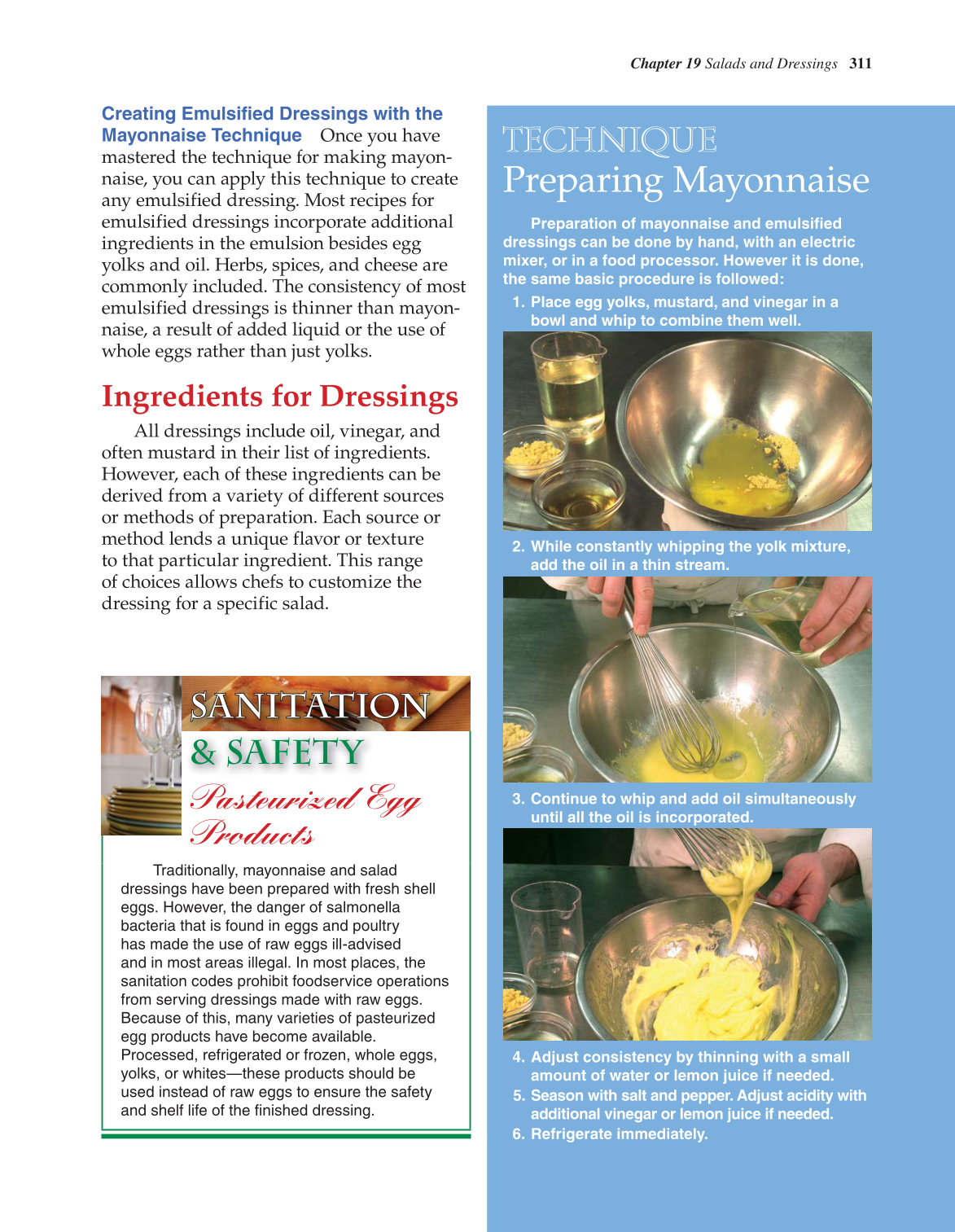 The Culinary Professional, 2nd Edition page 311