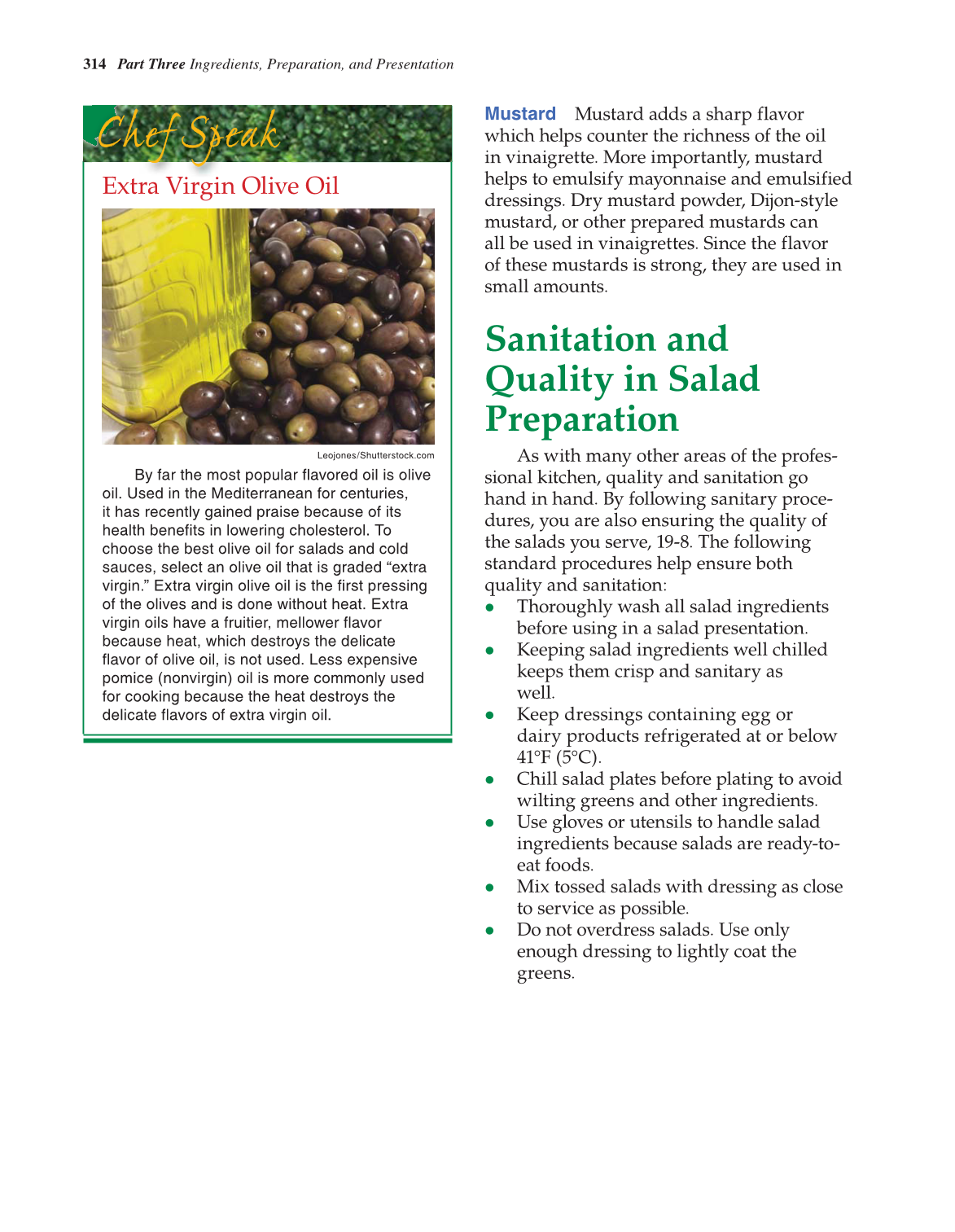 The Culinary Professional, 2nd Edition page 314