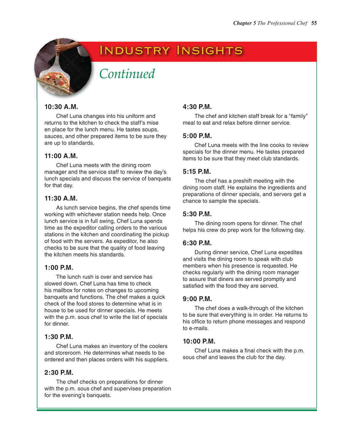 The Culinary Professional, 2nd Edition page 55
