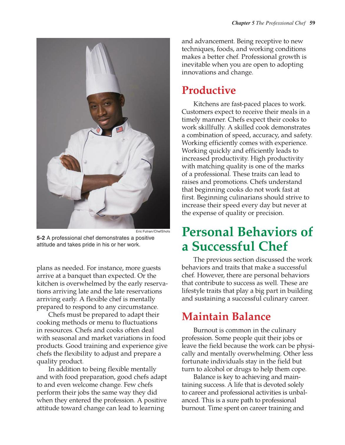 The Culinary Professional, 2nd Edition page 59