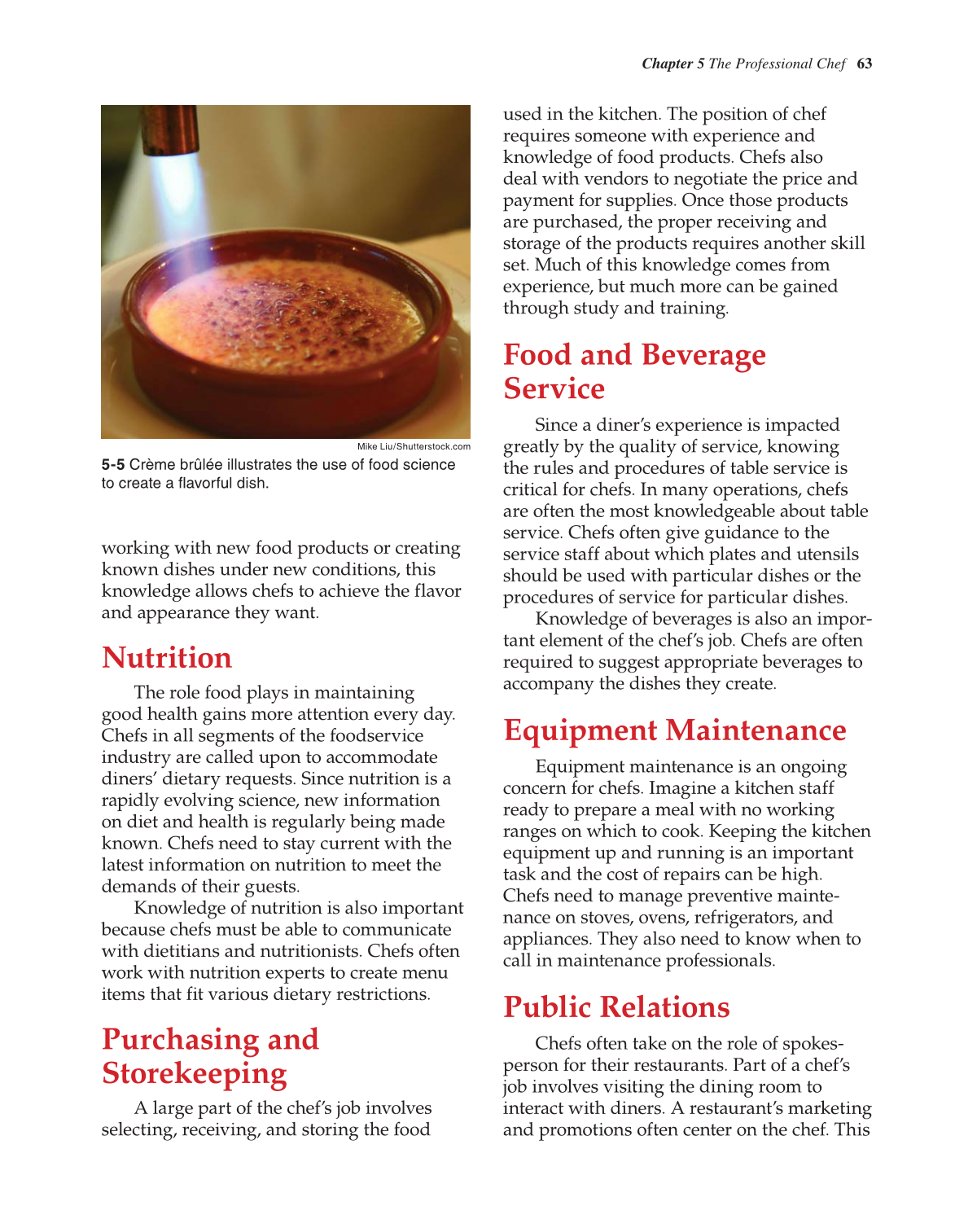 The Culinary Professional, 2nd Edition page 63