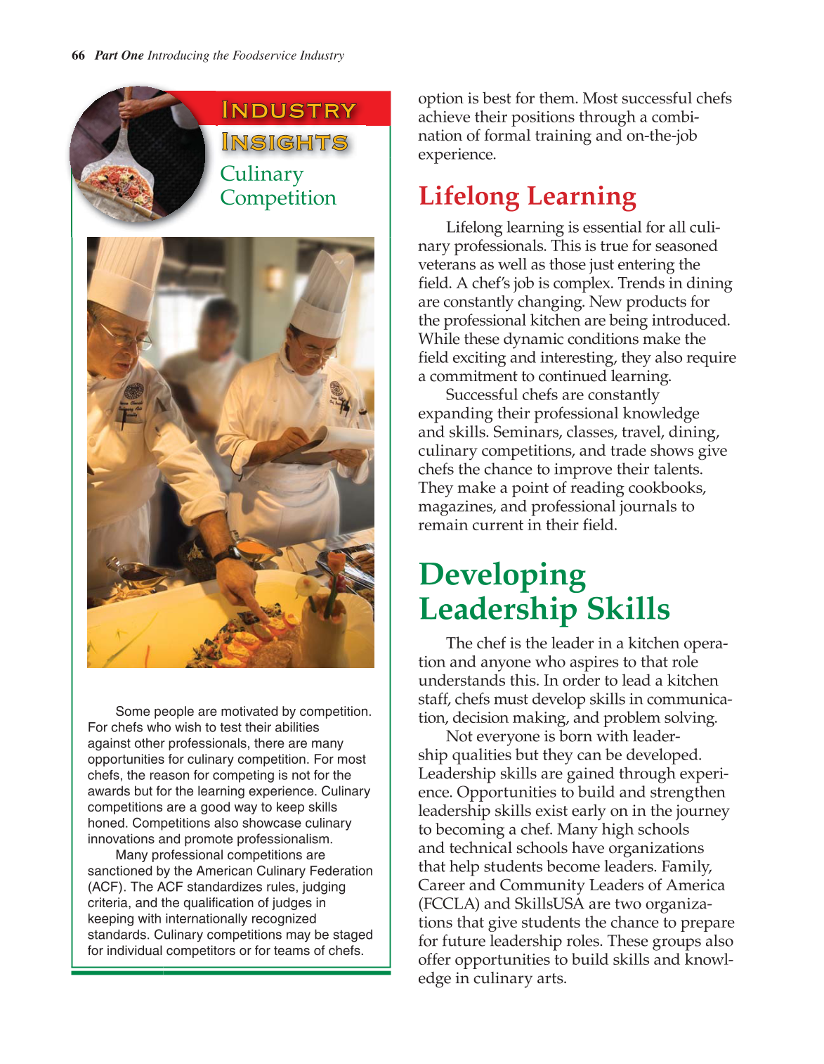 The Culinary Professional, 2nd Edition page 66