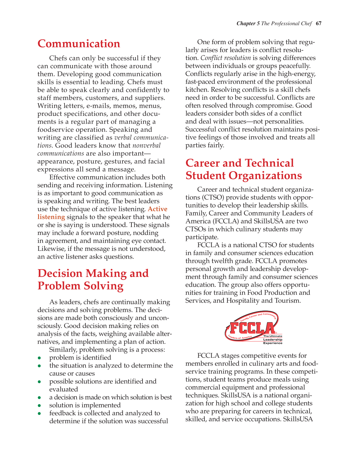 The Culinary Professional, 2nd Edition page 67
