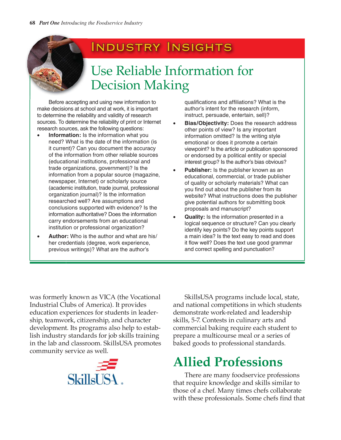 The Culinary Professional, 2nd Edition page 68