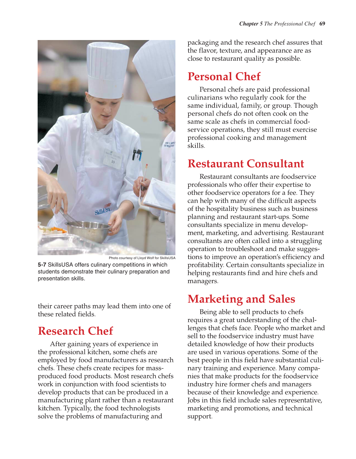 The Culinary Professional, 2nd Edition page 69