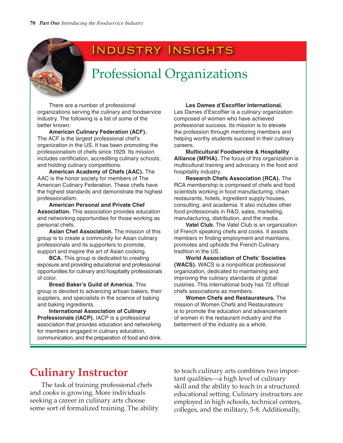 The Culinary Professional, 2nd Edition page 70