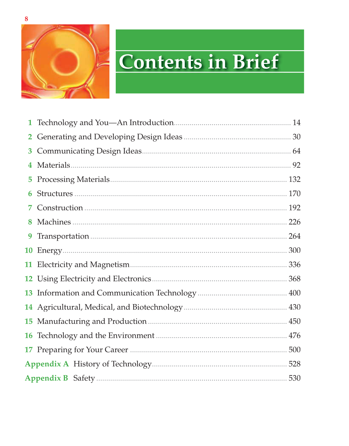 Technology: Engineering Our World, 7th Edition page 8