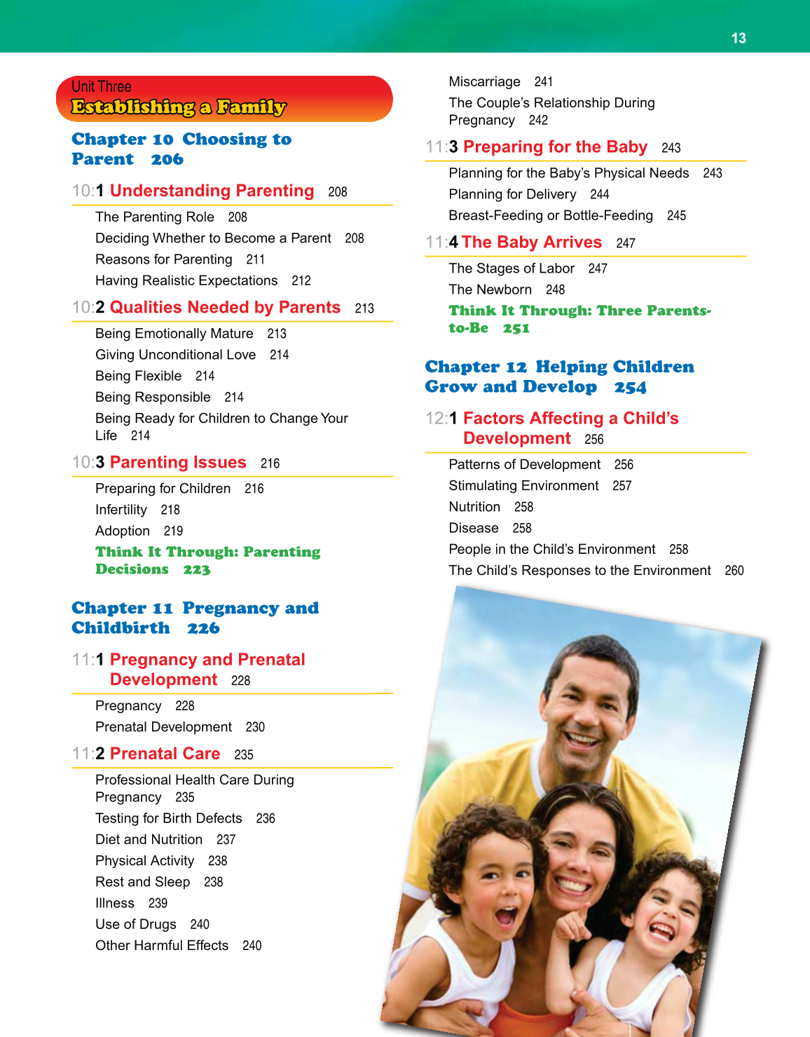 Strengthening Family &amp; Self, 6th Edition page 13