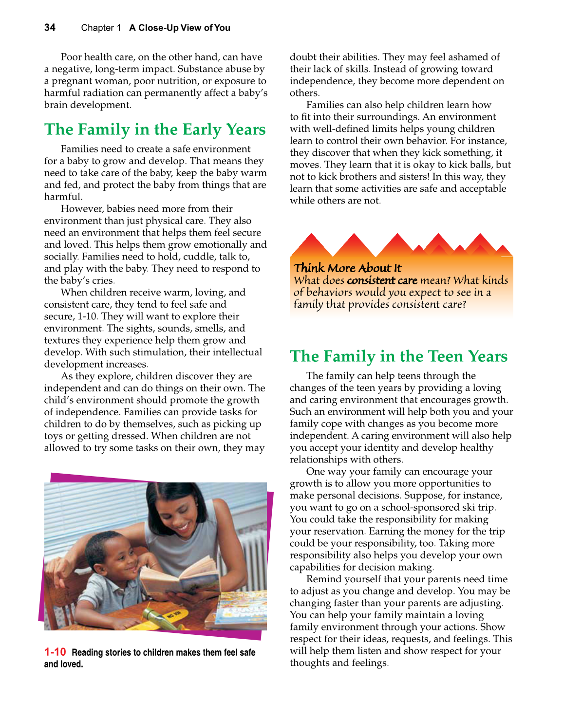 Strengthening Family &amp; Self, 6th Edition page 34