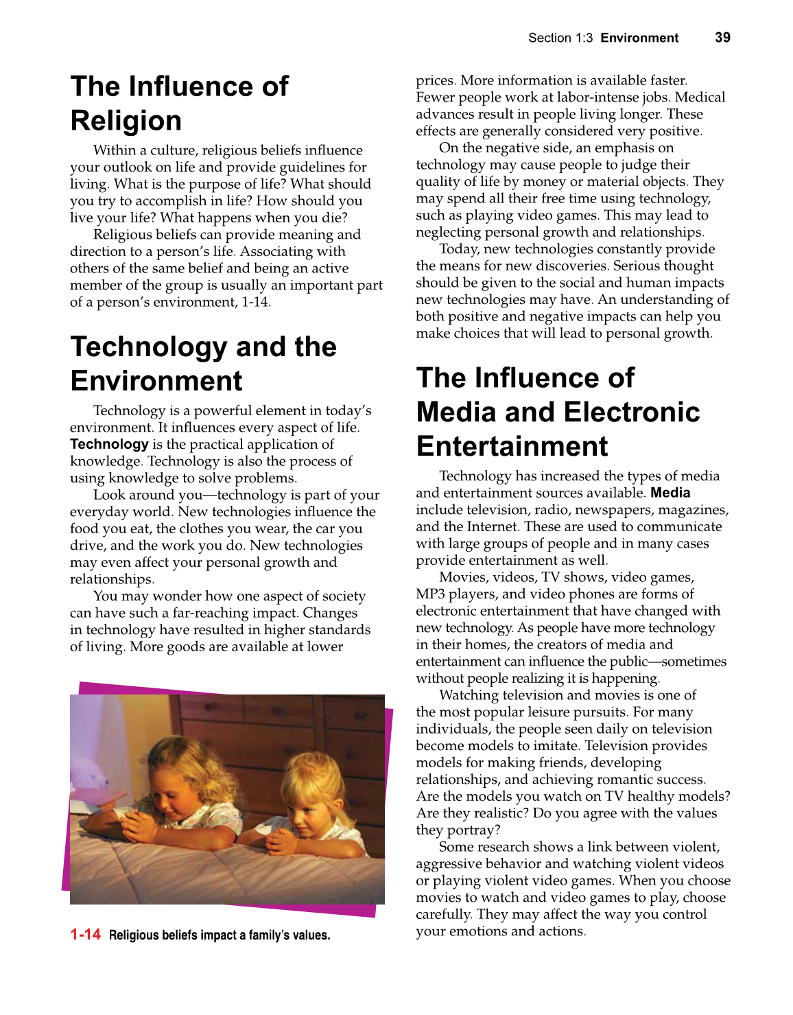 Strengthening Family &amp; Self, 6th Edition page 39