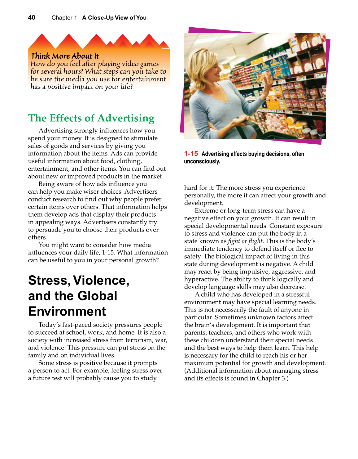 Strengthening Family &amp; Self, 6th Edition page 40