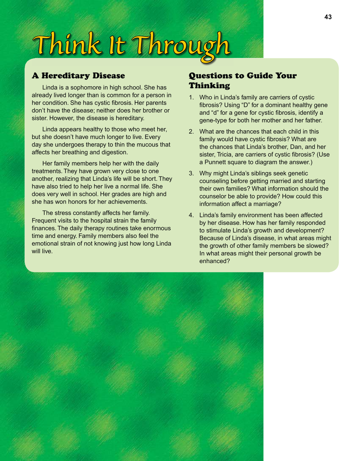 Strengthening Family &amp; Self, 6th Edition page 43