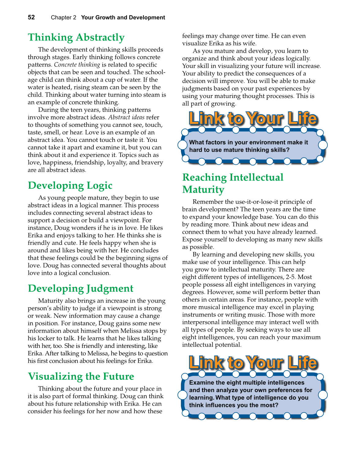 Strengthening Family &amp; Self, 6th Edition page 52