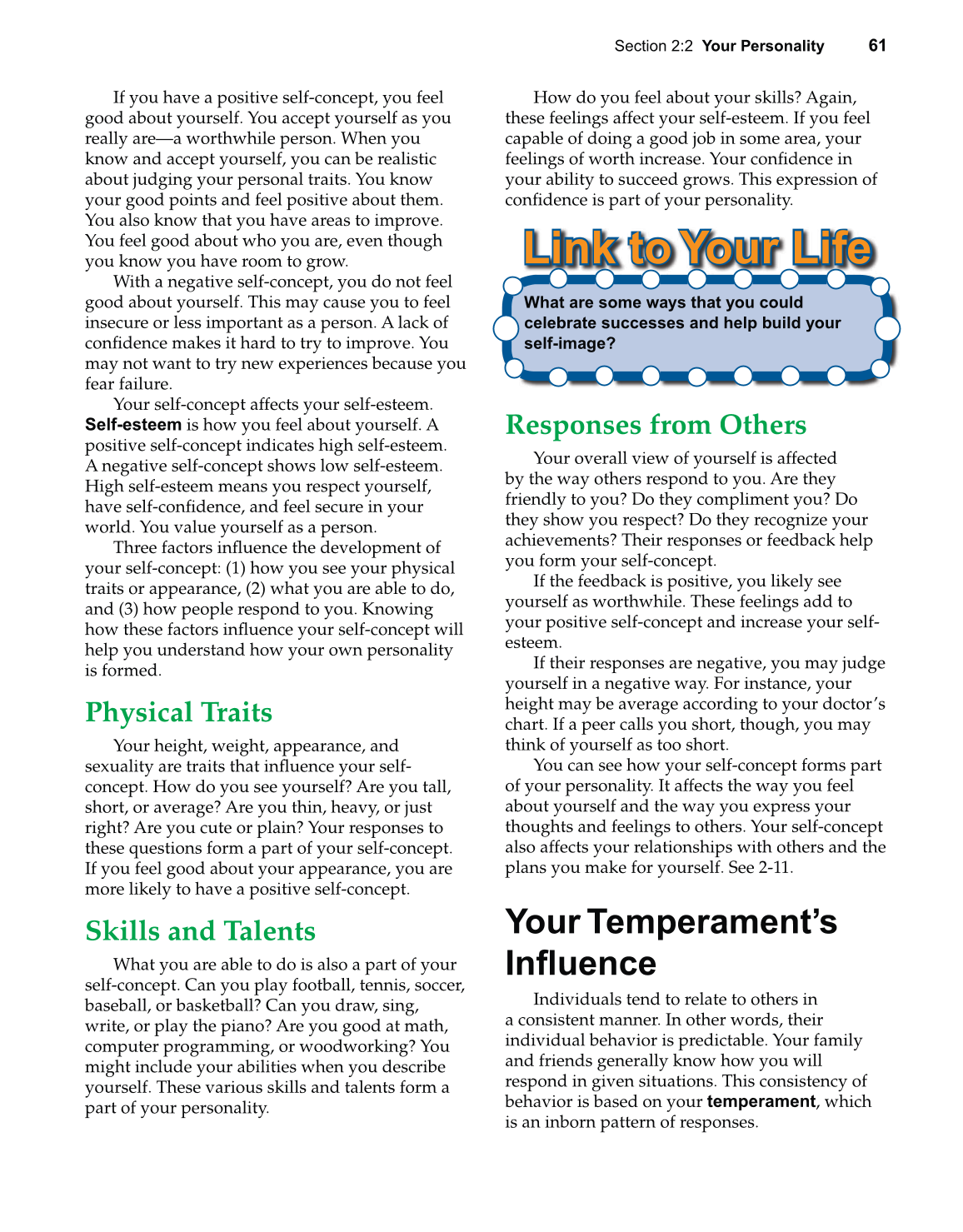 Strengthening Family &amp; Self, 6th Edition page 61