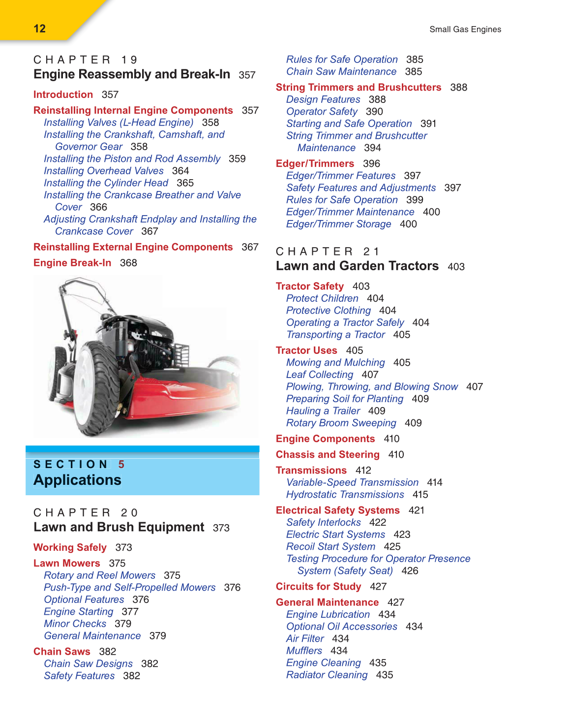 Small Gas Engines, 10th Edition page 12
