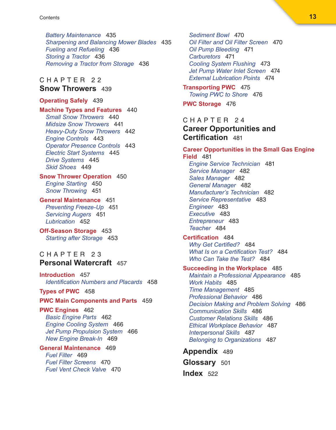 Small Gas Engines, 10th Edition page 13